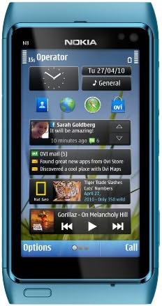Nokia N8 נעול טלפון מסך מגע של GSM עם GPS, ניווט קולי ומצלמת 12MP