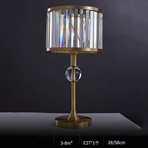 מנורת שולחן ZHYH מנורת רצפה מנורת יצירתיות אור חדר שינה חדר שינה מיטה מיטה תאורה גבישית