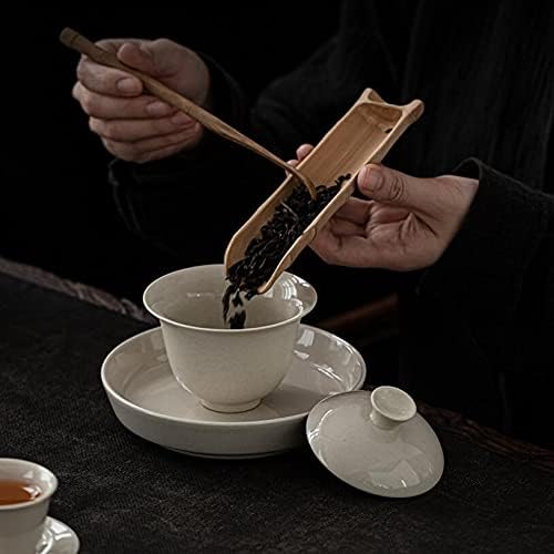 SH729 130 מל קרמיקה צמח אפר זיגוג גאיוואן קונג פו תה טורן מסורתי שירות תה סיני מסורתי קערת תה גאיוואן