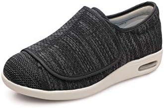 נעלי רוחב רחב של גריגובו לנשים עם נעלי הליכה מתכווננות סגירת משקל קל לבצרת סוכרתית פלאניטיטיס