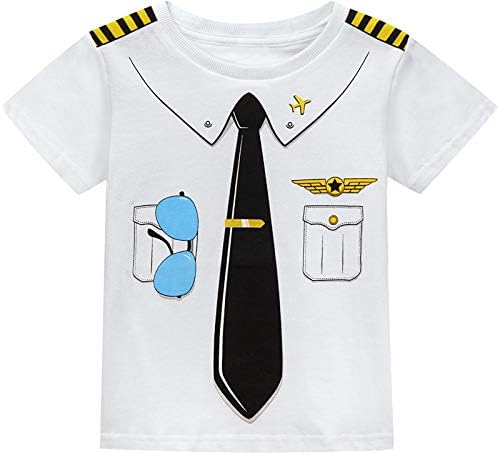 קוסלנד פעוט בנים כותנה גרפי חולצה בנים קטנים חידוש פסטיבל קצר שרוול צוות צוואר טי 2 ט-5 ט