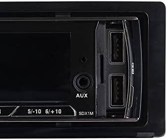 DS18 SDX1M סטריאו לרכב מולטימדיה מובנה ב- Bluetooth 7 VOLT מקדים- יחיד DIN DIN מקלט מדיה דיגיטלית כפולה USB