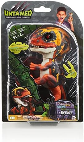 Raptor לא מאולף על ידי אצבעות - Blaze - דינוזאור אינטראקטיבי אספני - מאת Wowwee
