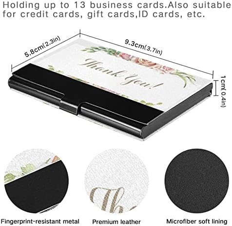 פרחי הודיה עסקים כרטיס מחזיק עבור נשים גברים עסקים כרטיס בעל מקרה עם עור שם אשראי כרטיס מזהה כרטיס מתנת