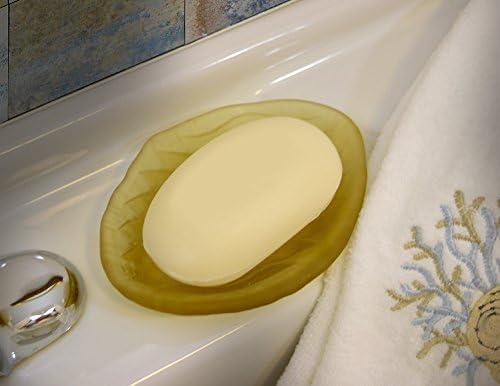 גל סגלגל אמריקאי מלא מלאכה סבון סבון זכוכית, צבע צהוב סיטרין