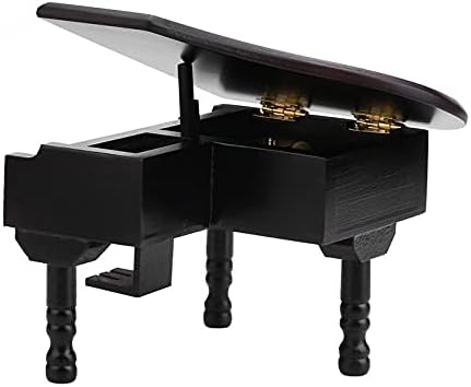 תיבת מוסיקה מיוערת של Tazsjg קופסת מוסיקה פסנתר פסנתר קופסת מוסיקה בצורת פסנתר עם פסנתר עם מתנת יום הולדת