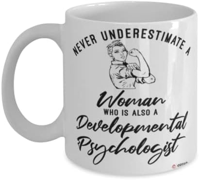 אודטגיטס התפתחותית פסיכולוג ספל לא לזלזל אישה שהוא גם התפתחותית פסיכולוג קפה כוס 11 עוז לבן