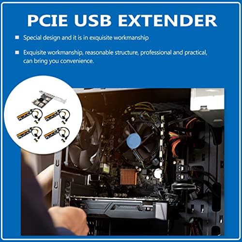 מאריך USB של Mobestech 3 מגדיר PCI- E PCI- ERING RISER RISER PCI- ERICE EXTERINCE COLUD
