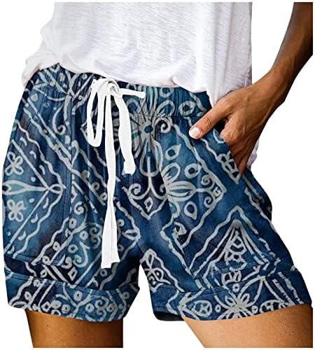 מכנסיים קצרים לנשים לקיץ טרקלין נוח מזדמן בצבע טהור מכנסי חוף קצרים רופפים מתאימים מכנסיים קצרים מותניים קצרים