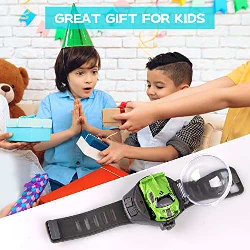 Fanxbox Mini Watch צעצוע לרכב שלט רחוק, 2.4 ג'יגה הרץ שעון מכונית שלט רחוק לילדים מתנת צעצוע של מכוניות לילדים