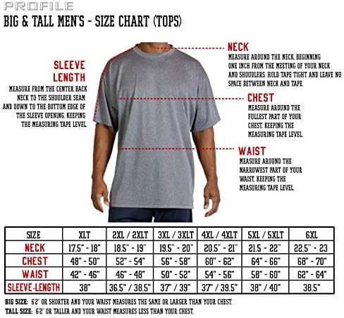 NCAA לגברים גדולים וגבוהים שרוול קצר חולצת כותנה כותנה - צבע צוות - לוגו