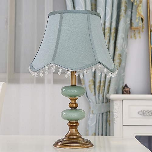 Yuanflq עמעום כחול מקורה בחדר שינה מיטה מיטה מנורה 2 חבילות סלון אופנה יצירתית בסגנון נורדי מנורה שולחן