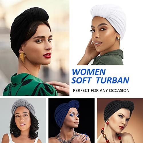 דנמי נשים של כפת טורבן כובעים, הודי כובעי כיסויי ראש, כפת כובעים לנשים,טורבן לנשים