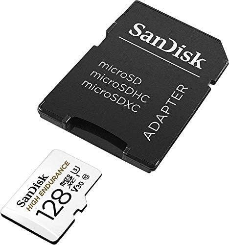 סנדיסק 128 ג ' יגה-בייט כרטיס מסך בעל סיבולת גבוהה עבור מצלמות מקף עובד עם גרמין מיני, 56, 66 וואט