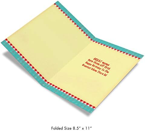 נובלוורקס-יום הולדת עם מעטפה בגודל 8.5 על 11 אינץ', כרטיס ברכה מעוצב לברכות יום הולדת שמח יחסית-ללקק מכות יום
