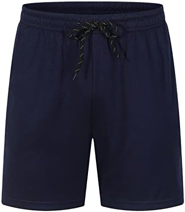 GAXDETDE צבע רגיל לוח חלק מכנסי ספורט מכנסי כושר לגברים קיץ דק רופף ייבוש מהיר ללבוש גברים