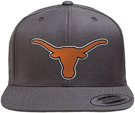 אוניברסיטת טקסס מורשה רשמית לוגו טקסס לונגהורנס כובע סנאפבק פרימיום