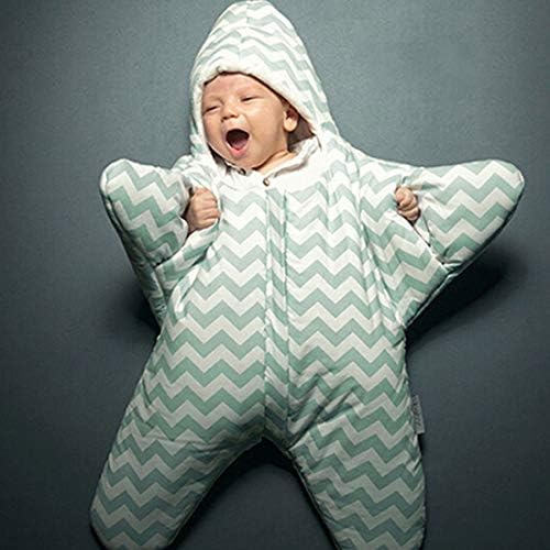 WHZ חמוד כוכב ים בסגנון תינוקות ישן תיק בגדים למשך 0-6 חודשים תינוק, גודל: 85 על 53 סמ