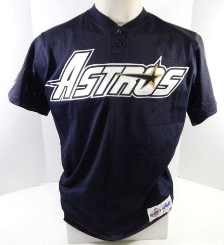 1994-96 יוסטון אסטרוס חוזה ולז 68 משחק השתמש בג'רזי שחור BP 44 86 - משחק משומש גופיות MLB