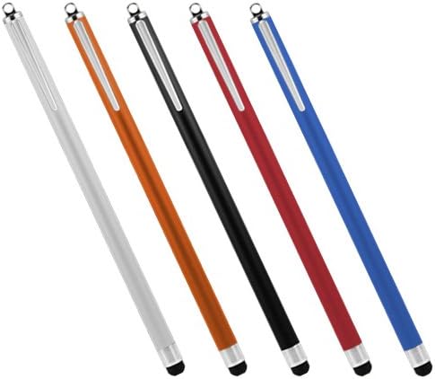 עט עט Boxwave Stylus תואם לאייפון 5 - חרט קיבולי דק, חבית דקה, קצה גומי עט עט לאייפון 5, אפל אייפון 5 - אדום ארגמן