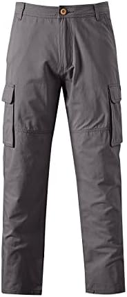מכנסי מטען לכיס רב-כיס פלוס גודל מכנסיים 2023 כפתור מזדמן בסרבלים רגילים מתאימים מכנסיים חדשים