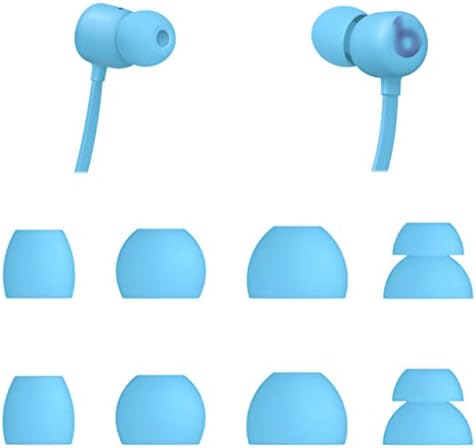 טיפים לאוזן AlxCD תואמים פעימות מכופפות אוזניות, S/M/L/D 4 מידות 4 זוגות אוזניות סיליקון רכות
