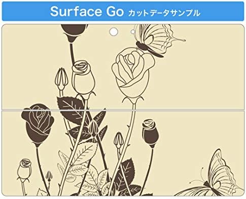 כיסוי מדבקות Igsticker עבור Microsoft Surface Go/Go 2 עורות מדבקת גוף מגן דק במיוחד 001338 פרחים