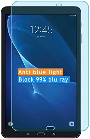 מגן מסך אור כחול של Vaxson 2-Pack, תואם ל- Samsung Galaxy Tab A 10.1 SM T580 T585 10.1 מדבקת מגן