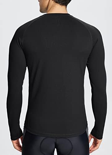 גברים של 1/4 רוכסן סוודר ריצה חולצות ארוך שרוולים חולצות חזרה לכיס עבור גולף קר מזג אוויר
