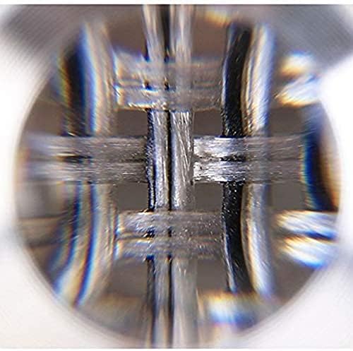 זכוכית מגדלת מתכת, מלבן כף יד זכוכית מגדלת זכוכית מגדלת מיקרוסקופ פלסטיק שחור