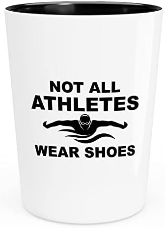 קרקע שחייה שחייה זכוכית 1.5oz - לא כל הספורטאים נועלים נעליים - שחייה שנורקלינג חובבי ספורט צלילים