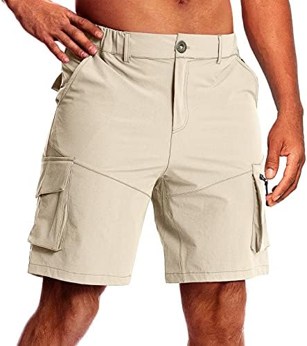 מכנסיים קצרים לגברים של ymosrh ספורט כותנה פשתן מכנסיים קצרים מזדמנים מכנסיים קצרים בכיס פיג'מה מכנסיים