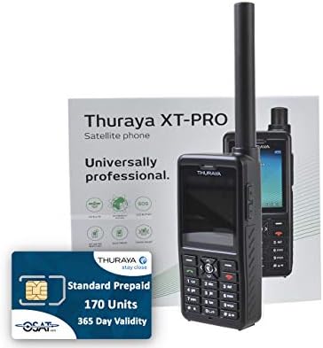 OSAT THURAYA XT PRO טלפון לוויין וסטנדרט עם 170 יחידות עם תוקף של 365 יום