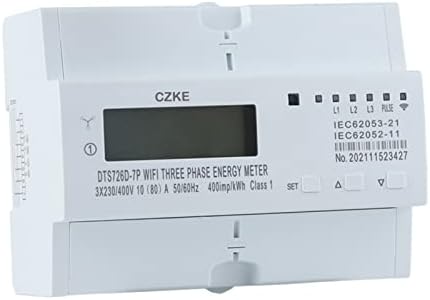 Scruby שלב יחיד 220V 50/60Hz 65a DIN מסילה Wifi WiFi חכם מד אנרגיה צג Monitor KWH Meter Wattmeter
