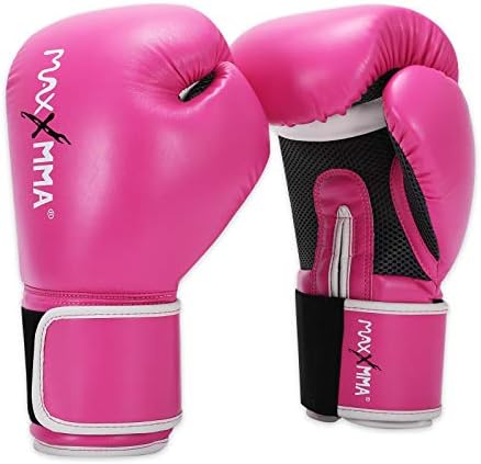 Maxxmma Pro בסגנון כפפות אגרוף לגברים ונשים, אימון אימון כבד אימון Mitts Muay Thai Sparring Kickboxing