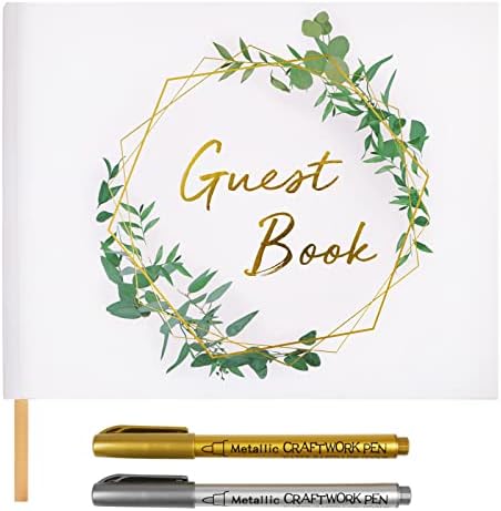 ספר אורחים לחתונה של דיקנג-היכנס לספר אורחים קבלת פנים לחתונה - 120 עמודים ספר אורחים לרישום חתונה עם נייר