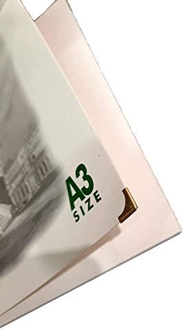 AONA A3 רישום כרית סקיצה, 50 גיליונות עם נייר חמאה אחרי כל גיליון 140 GSM נייר מחסנית שנהב חומצה חומצה