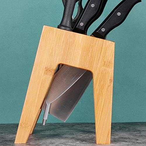 קש עץ סכין מחזיק סכין מחזיק אספקת מטבח מדף אחסון מתלה מוצק עץ סכין בעל