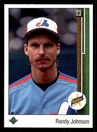 1989 סיפון עליון 25 רנדי ג'ונסון מונטריאול אקספוז MLB כרטיס בייסבול NM-MT