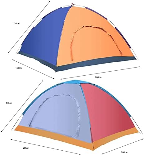אוהל הייבינג עמיד ל -2-5 אנשים מצעי אוהל רב-צבעוניים אוהל פירמידה אוהל קמפינג אוהל תלייה מיטה ציד אוהל יתושים