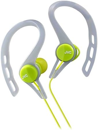 JVC HAECX20G קליפ ספורט אוזניות אוזניות פנימיות, ירוק