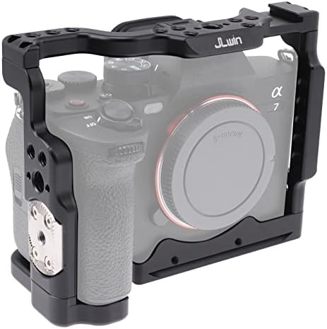 Fotga Jlwin סגסוגת אלומיניום מצלמת מצלמת סוגר סוגר סוגר עבור Sony A7IV A7 Mark IV A7M4 A7SIII A7SM3