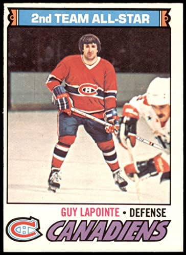 1977 O-Pee-Chee 60 Guy Lapointe Canadiens Ex Canadiens