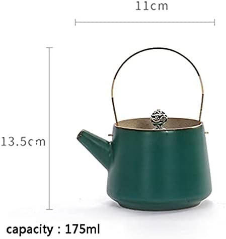 סיר תה קרמיקה פרימיום סיר קרמיקה טמפרטורה גבוהה עמיד תה פרח קפה סיר קפה מסנן בית השתמש בסיר תה מתנות יצירתיות