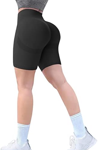נשים חלקות אופנוען יוגה מקצרות אימון אימון מותניים גבוהות מכנסי כושר קצרים קת חותלות שלל מכנסיים חמים