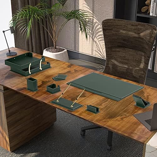מארגני שולחן - אביזרי שולחן - מארגן שולחן עור - סט עור מלוכד - אביזרי שולחן משרדים - אביזרי