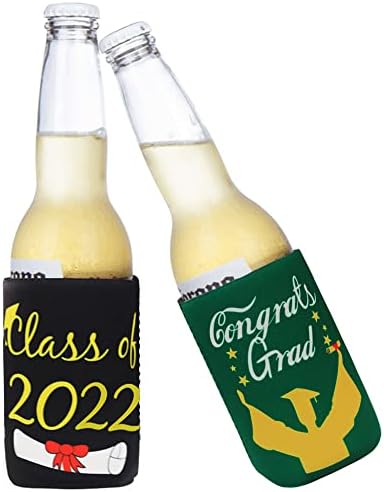 טיפסון 12 חבילות שרוולי סיום קריר יותר-מחלקה של 2022 כיסויי פחיות בירה מצחיקים לסודה, משקה פחיות-ספקי