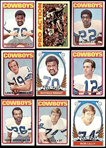 1972 Topps Dallas Cowboys צוות סט דאלאס קאובויס VG+ בוקרים
