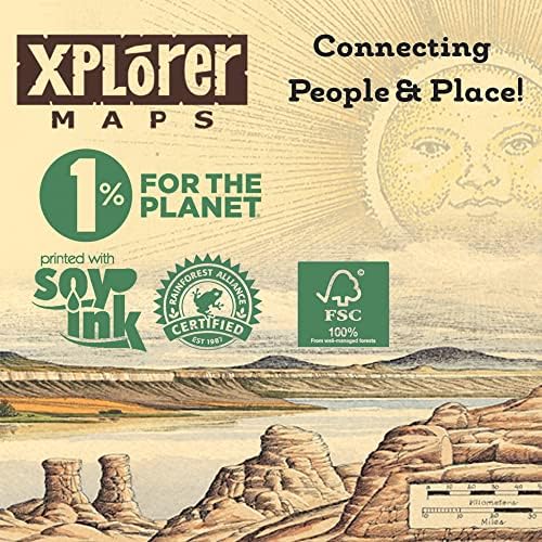 מפות Xplorer מפות מפת מעבר של אלסקה של אלסקה תיק ניילון כיס ניילון עם ידיות - תיק קניות לשימוש חוזר,