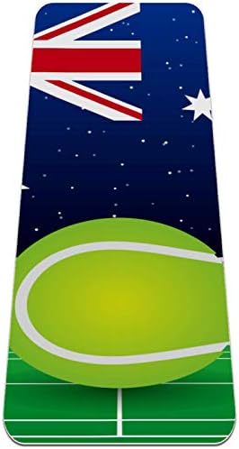 סיבזה אוסטרלי טניס בריטניה בריטי דגל פרימיום עבה יוגה מחצלת ידידותי לסביבה גומי בריאות & מגבר;